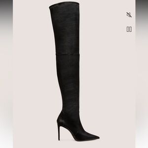 Stuart Weitzman ULTRASTUART 100 Stretch Boot, Size 7